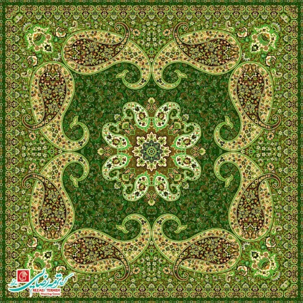 رومیزی ترمه مربع طرح سپند
