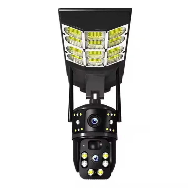چراغ خیابانی دوربین دار خورشیدی سیمکارت خور مدل LD001-G V380 PRO - Image 1