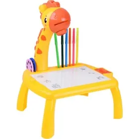 میز نقاشی پروژکتور دار کودک طرح زرافه TETRIS PROJECTION PAINTING TABLE