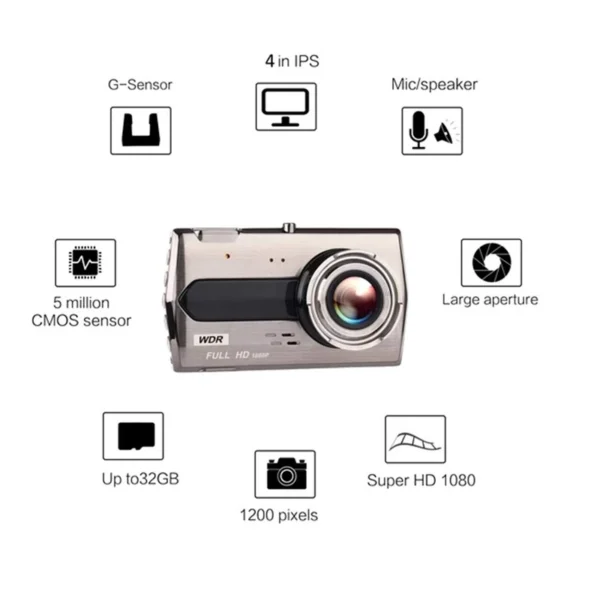 دوربین ثبت وقایع خودرو مدل D410 - Image 3