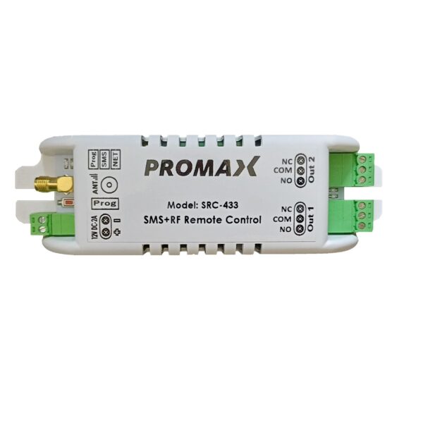 کنترل پیامکی و ریموتی 2 کانال پرومکس مدل SRC-433