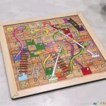بازی منچ و مارپله شرکت دراگون 4 نفره