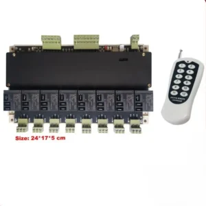 پیامکی ریموتی 8 کاناله تایمردار LG8858 رله 30A
