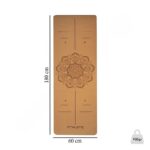 زیرانداز یوگا و بدنسازی چوب پنبه‌ای اتلتیک مدل AT-650