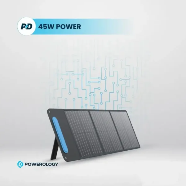 پنل خورشیدی تاشو پاورلوژی مدل Powerology SP60W