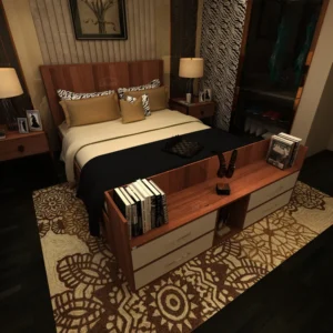 تخت خواب دو نفره مدل FH361