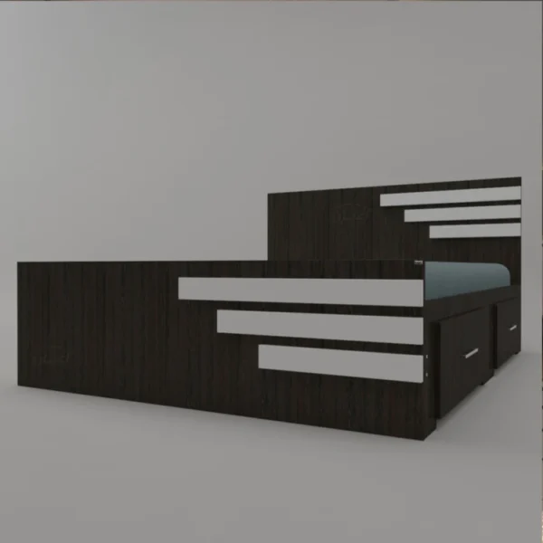 تخت خواب دو نفره اعیان مدل FH357