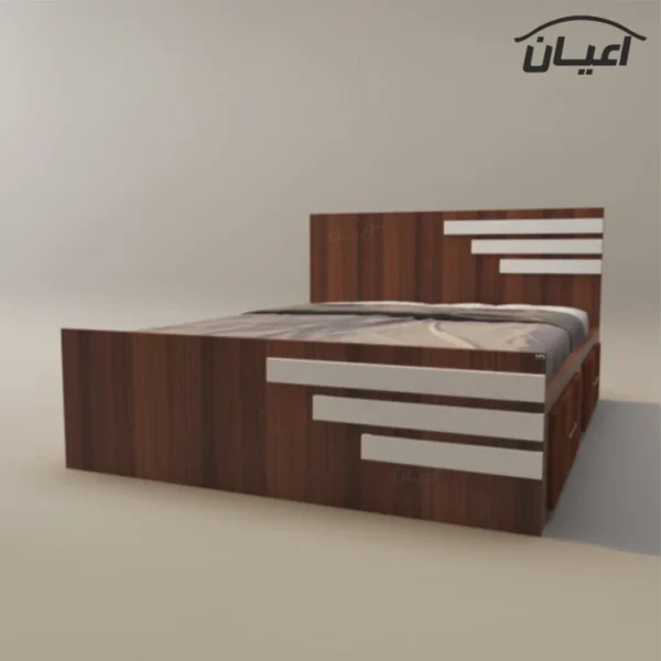تخت خواب دو نفره اعیان مدل FH357