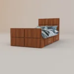 تخت خواب یکنفره اعیان مدل FH336