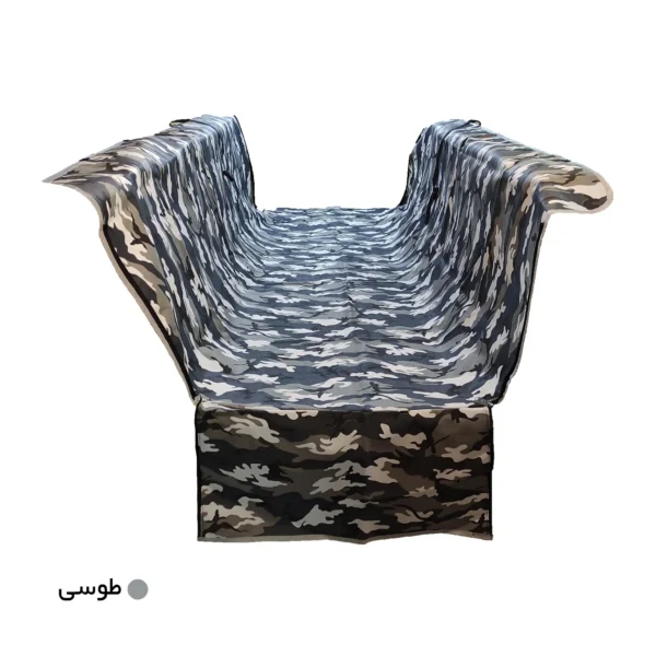 کاور صندلی خودرو طوسی کد 358