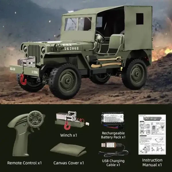 جیپ کنترلی ارتشی Military Jeep D888