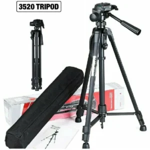 سه‌پایه دوربین و موبایل مدل WT-3520 به همراه گیره موبایل
