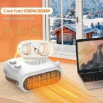 فن هیتر و بخاری جیپاس مدل fan heater gfh 28547