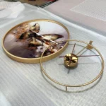 تابلو و ساعت دیواری مدل Cressida (نقاشی پروانه)