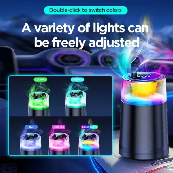 خوشبوکننده هوشمند خودرو با نور RGB و افکت مه ابری AURA SCENT - Image 3