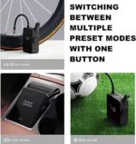کمپرسور باد هوشمند قابل‌حمل هوتو مدل QWCQB001