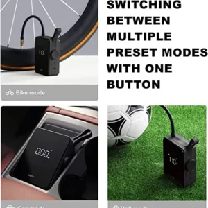 کمپرسور باد هوشمند قابل‌حمل هوتو مدل QWCQB001