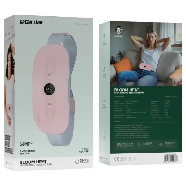پد گرم کننده قاعدگی Green Lion Bloom Heat Menstrual Heating Pad