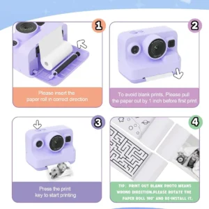 دوربین چاپ فوری کودکان Instant Print Camera for Kids
