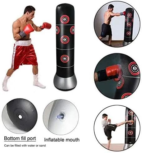 کیسه بوکس ایستاده 160 سانتی‌متری Children's Punching Bag