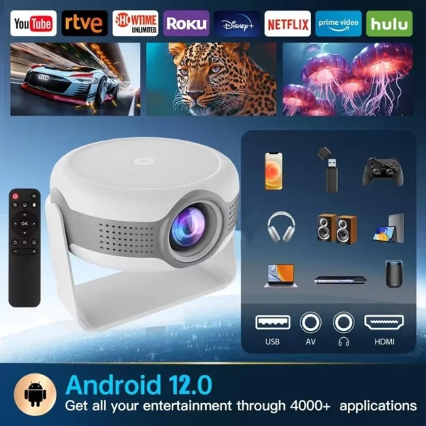 ویدئو پروژکتور اندرویدی Tripsky T269 Pro - Image 4