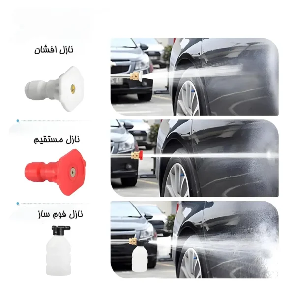 کارواش خانگی سیار شارژی مدل 48VF