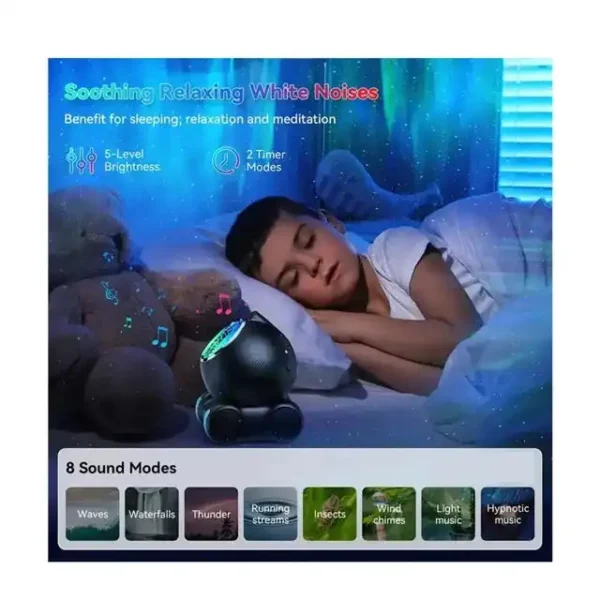 پارتی لایت همراه با اسپیکر Galaxy مدل GP06 Pro - Image 4