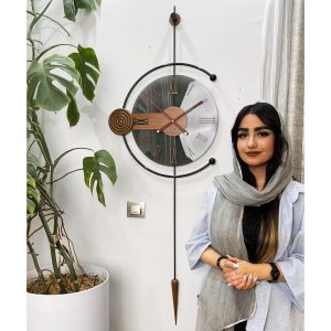 الکتروچشم 67 ساعت دیواری مدرن مدل دنیل