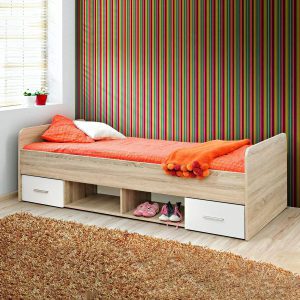 تخت خواب یک نفره سانی کشودار200x90