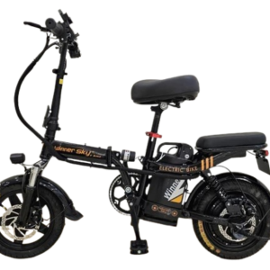 دوچرخه برقی تاشو کمک دار وینر اسکای winner sky مدل E bike رنگ مشکی